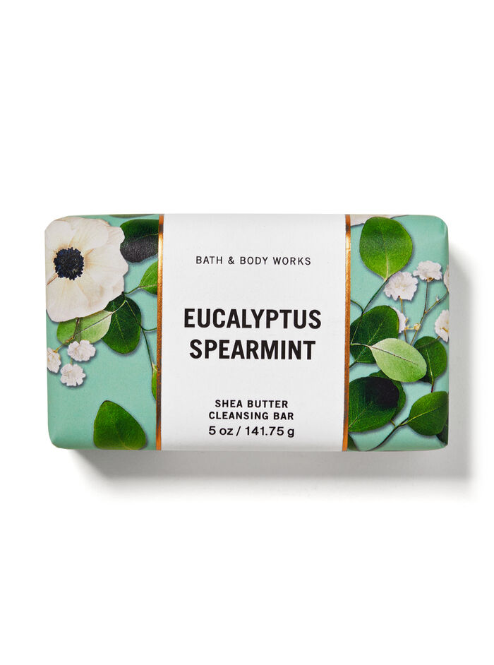 Eucalyptus Spearmint fragrance Shea Butter Cleansing Bar