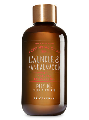 Lavender & Sandalwood fragranza Body Oil with Olive Oil