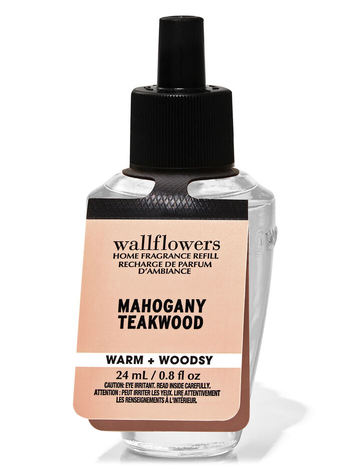 Mahogany Teakwood Home Fragrance/Home & Car Air fresheners/Wallflowers refill Bath & Body Works