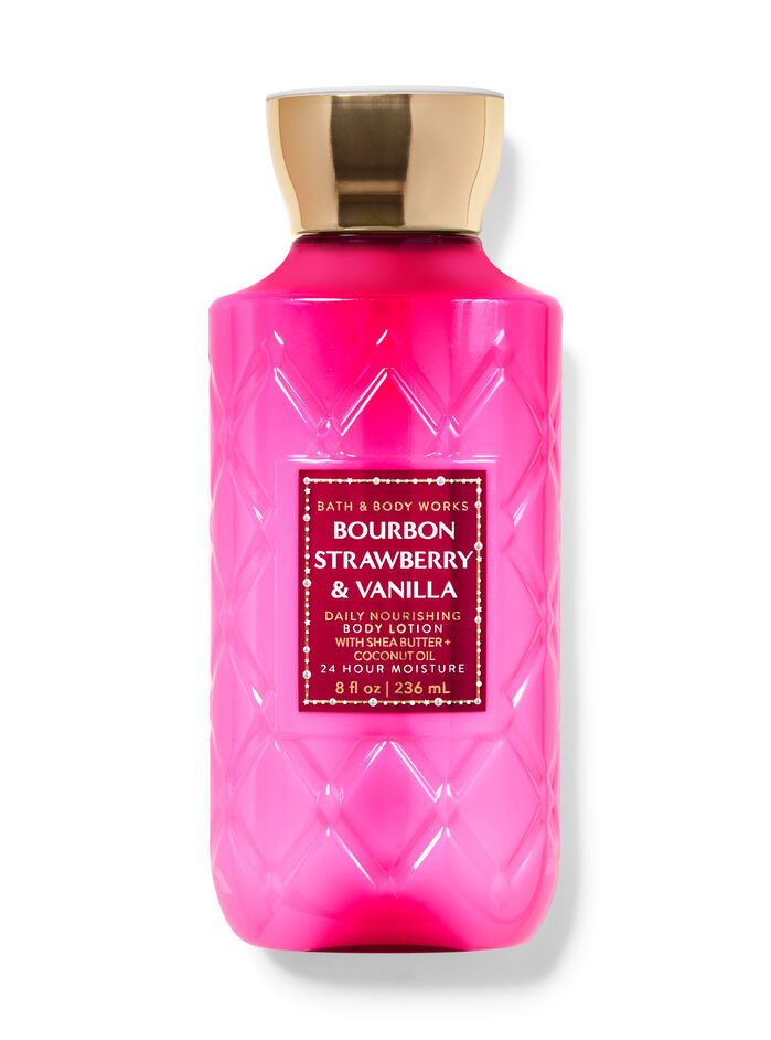 Bourbon Strawberry & Vanilla Body care/Moisturizers/Body lotion Bath & Body Works