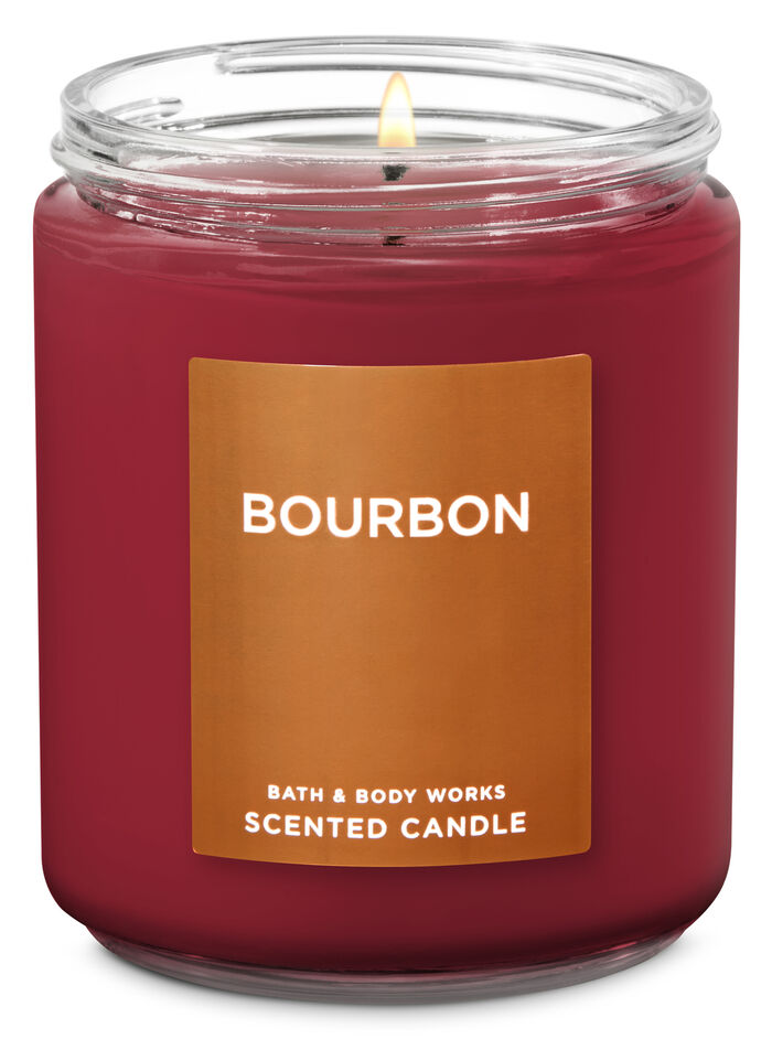 Bourbon Home Fragrance/Candles/1-wick candles Bath & Body Works