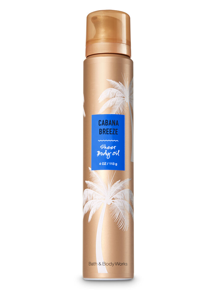 Cabana Breeze fragranza Sheer Body Oil