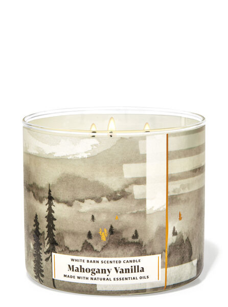 Mahogany Vanilla fragrance 3-Wick Candle