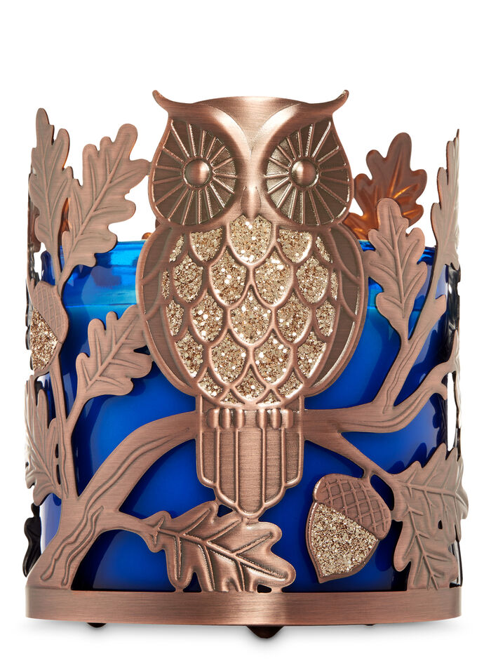 Sparkling Owl fragranza 3-Wick Candle Holder