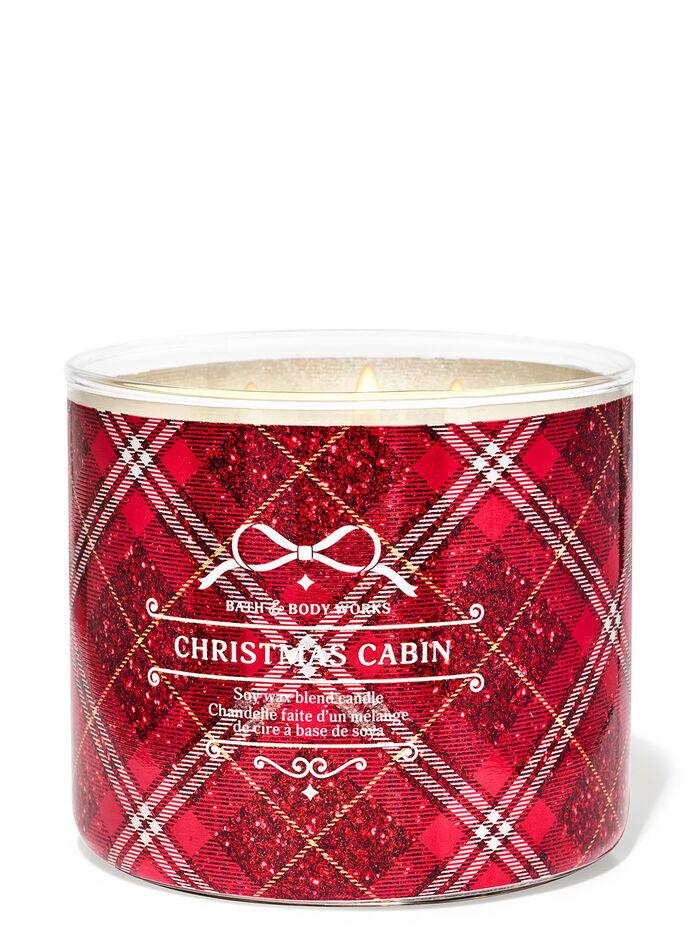Christmas Cabin Home Fragrance/Candles/3-wick candles Bath & Body Works