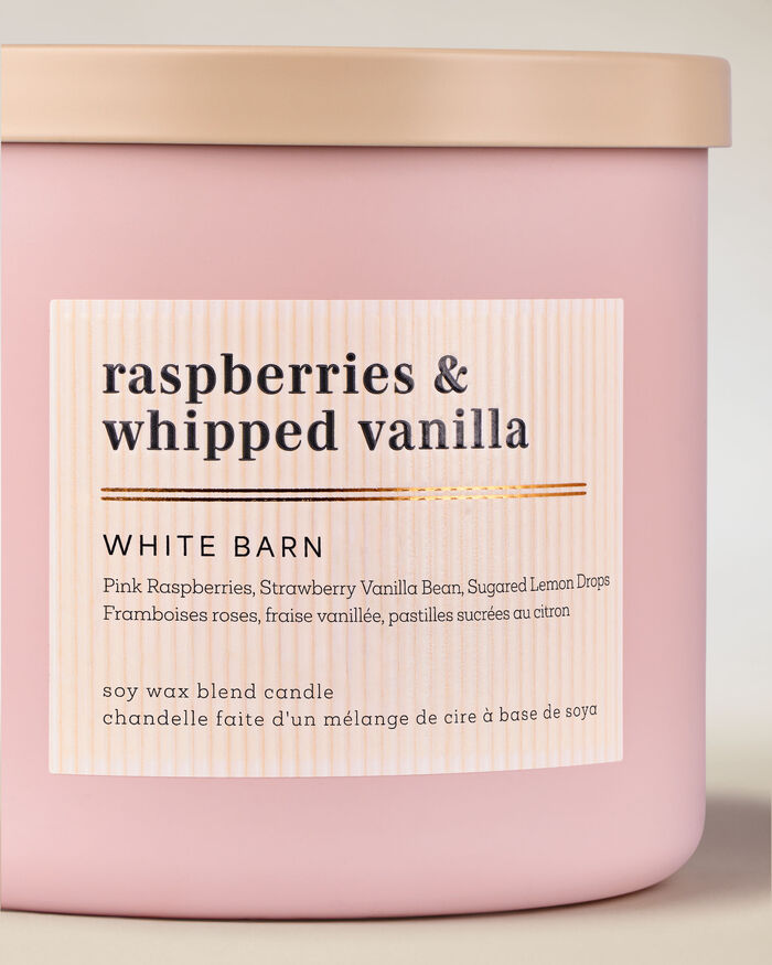 Raspberries & Whipped Vanilla Home Fragrance/Featured/White Barn collection Bath & Body Works