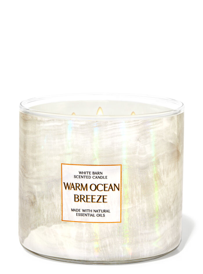 Warm Ocean Breeze Home Fragrance/Candles/3-wick candles Bath & Body Works