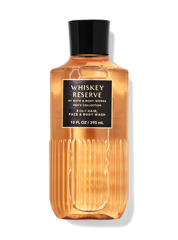 Whiskey Reserve fragrance 3-in-1 Hair, Face &amp; Body Wash