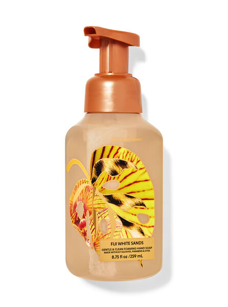 Fiji White Sands fragranza Sapone detergente delicato in schiuma mani