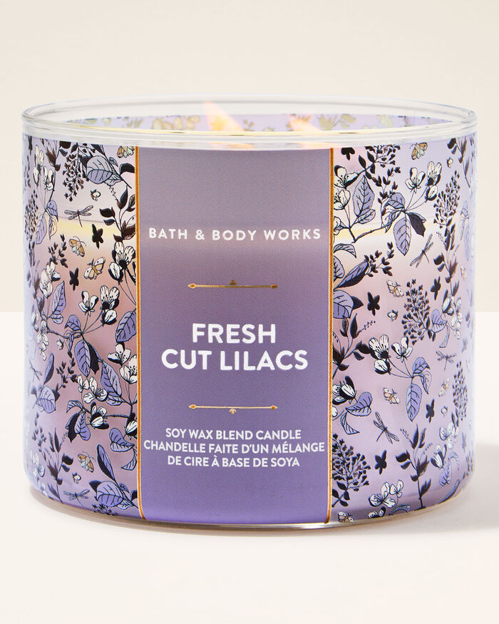 Fresh Cut Lilacs Home Fragrance/Candles/3-wick candles Bath & Body Works