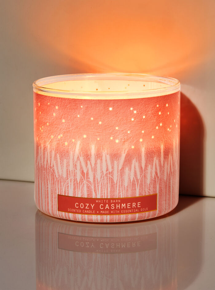 Cozy Cashmere Home Fragrance/Candles/3-wick candles Bath & Body Works