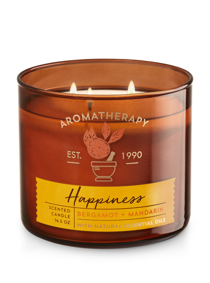 Bergamot & Mandarin fragranza 3-Wick Candle