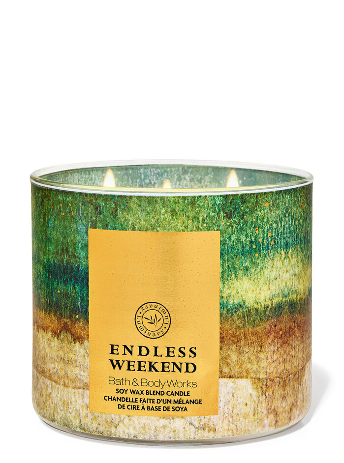 Endless Weekend Home Fragrance/Candles/3-wick candles Bath & Body Works