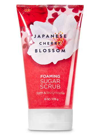 Japanese Cherry Blossom fragranza Foaming Sugar Scrub