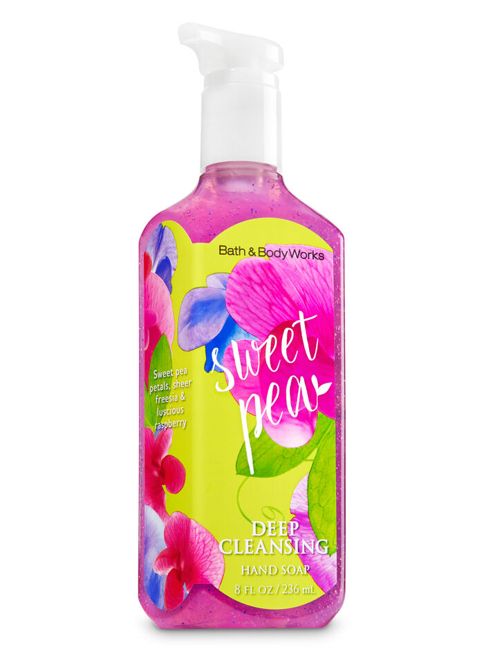 Sweet Pea fragranza Deep Cleansing Hand Soap
