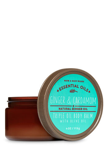 Ginger & Cardamom fragranza Triple Oil Body Balm with Olive Oil