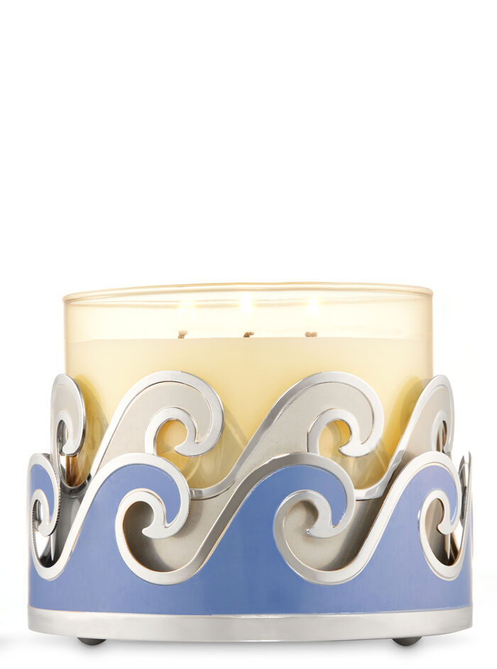 Waves fragranza 3-Wick Candle Holder