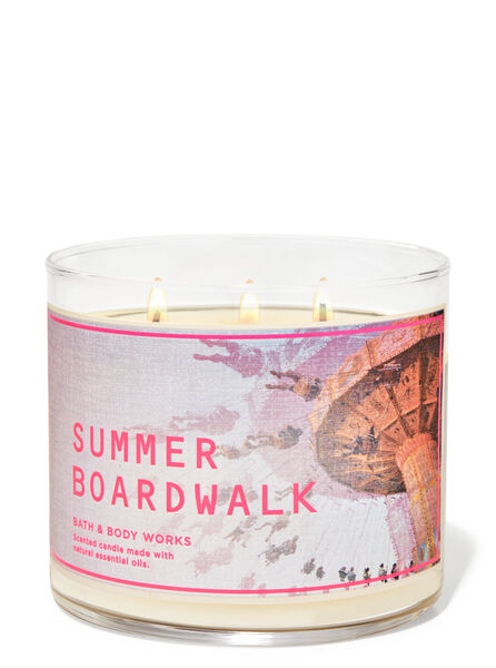 Summer Boardwalk fragranza Candela a 3 stoppini