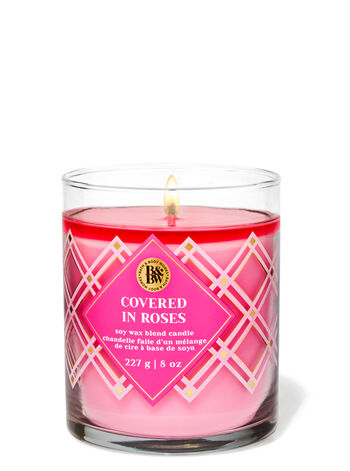 Covered In Roses Home Fragrance/Candles/1-wick candles Bath & Body Works1