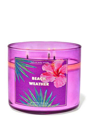 Beach Weather Home Fragrance/Candles/3-wick candles Bath & Body Works1