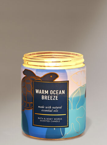 Warm Ocean Breeze profumazione ambiente candele candela a uno stoppino Bath & Body Works1