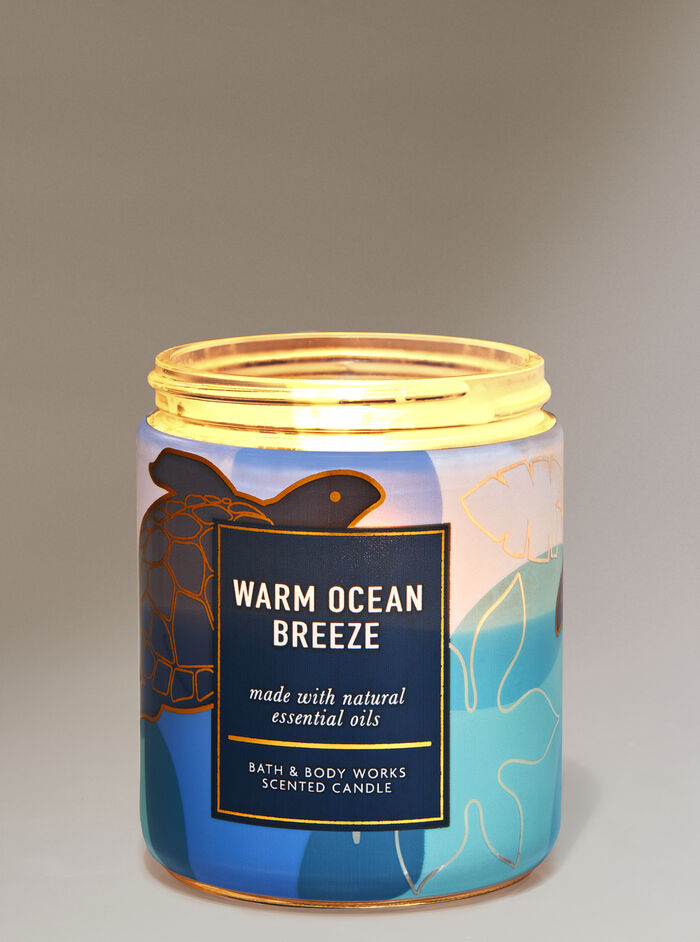 Warm Ocean Breeze home fragrance candles 1-wick candles Bath & Body Works