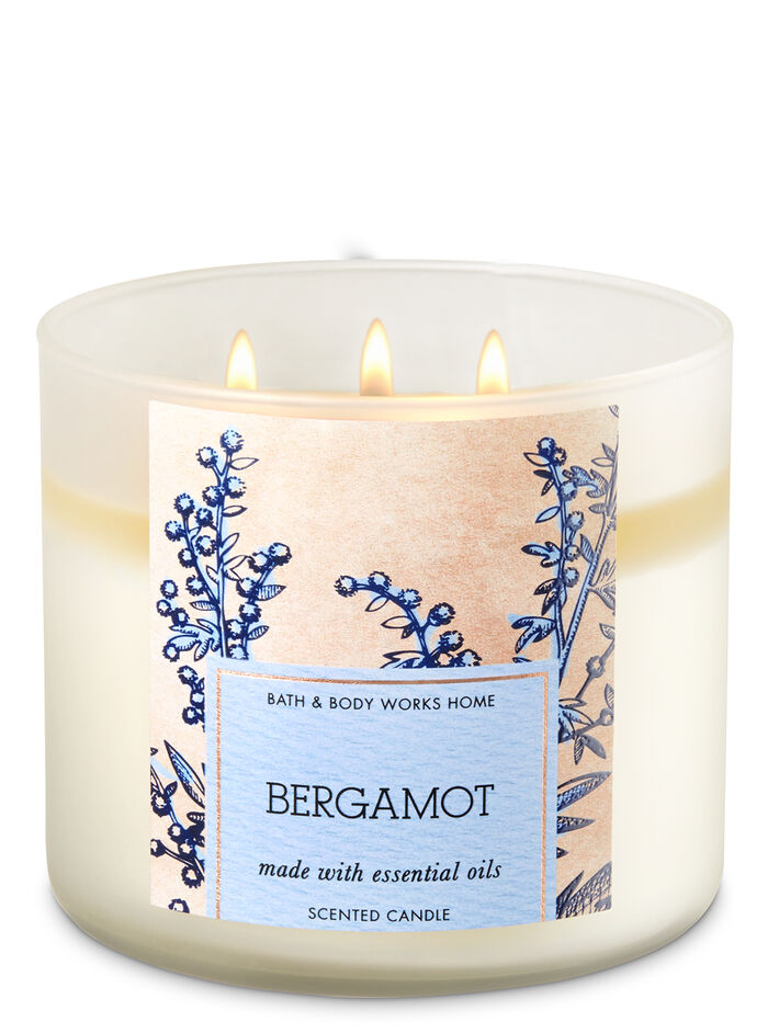 Bergamot fragranza 3-Wick Candle
