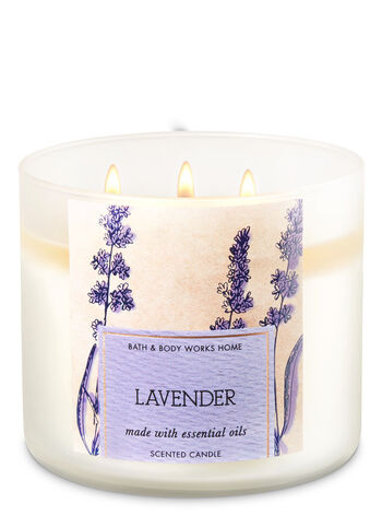 Lavender fragranza 3-Wick Candle