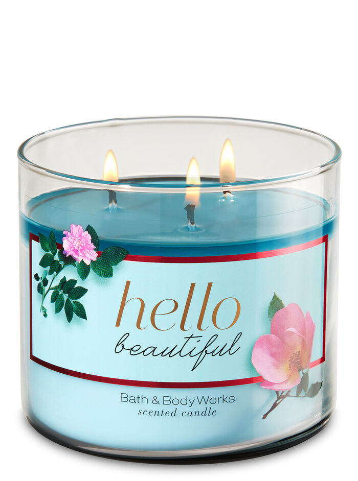 Hello Beautiful fragranza 3-Wick Candle
