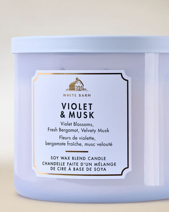 Violet & Musk Home Fragrance/Featured/White Barn collection Bath & Body Works2