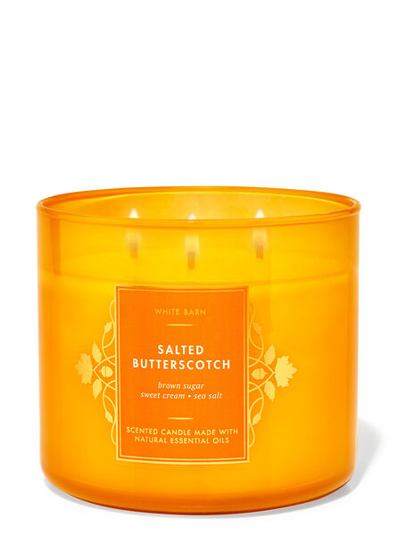 Salted Butterscotch profumazione ambiente in evidenza white barn Bath & Body Works
