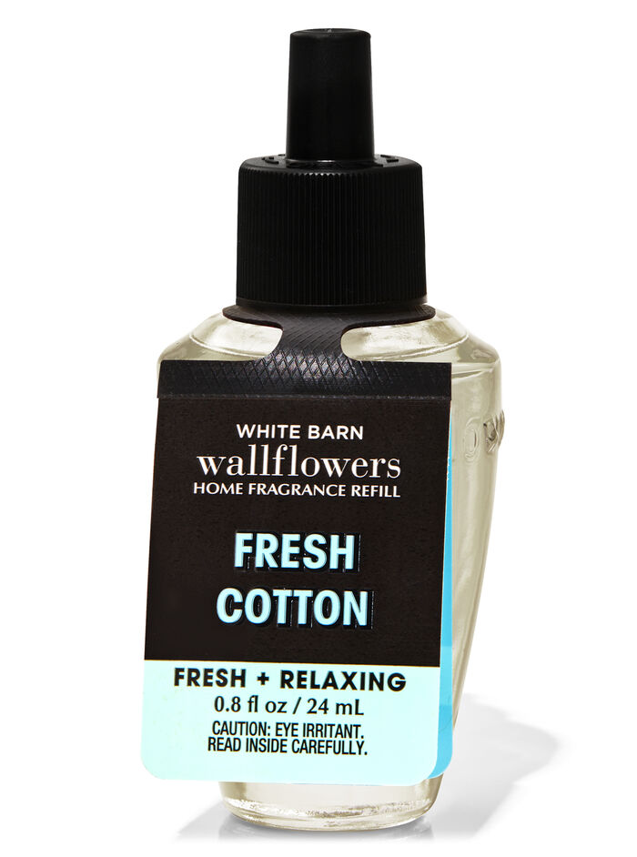 Fresh Cotton Home Fragrance/Home & Car Air fresheners/Wallflowers refill Bath & Body Works