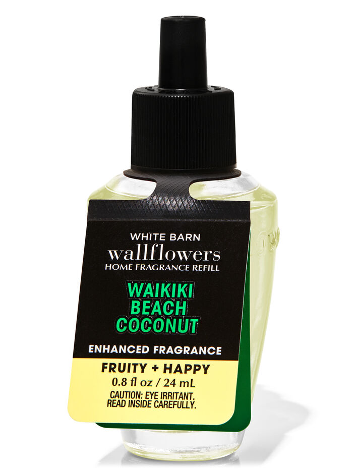 Waikiki Beach Coconut Enhanced home fragrance home & car air fresheners wallflowers refill Bath & Body Works
