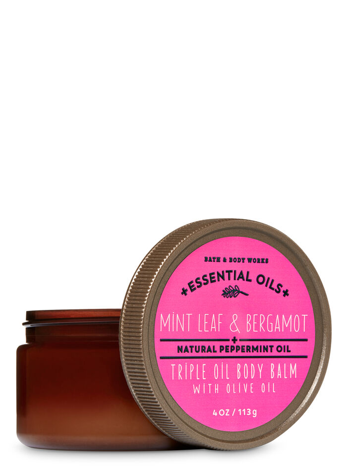 Mint Leaf & Bergamot fragranza Triple Oil Body Balm with Olive Oil