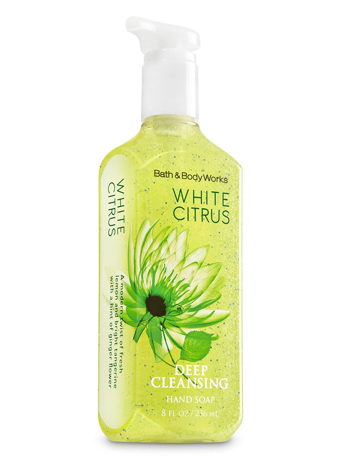 White Citrus fragranza Deep Cleansing Hand Soap