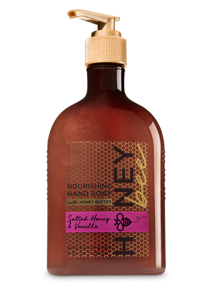 Salted Honey & Vanilla fragranza Hand Soap with Honey Butter