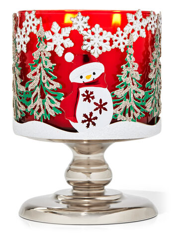 Piedistallo con paesaggio invernale Fuori Catalogo Bath & Body Works2