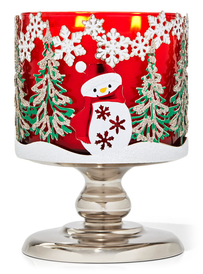 Piedistallo con paesaggio invernale Fuori Catalogo Bath & Body Works