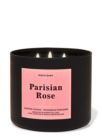 Pariaian Rose fragranza Candela a 3 stoppini