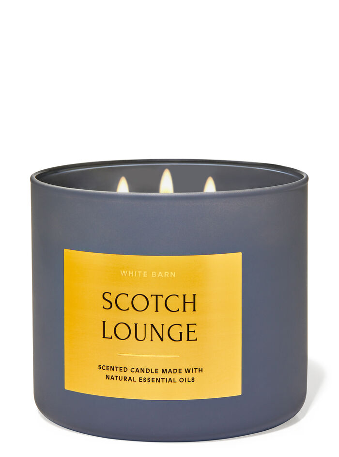 Scotch Lounge fragrance 3-Wick Candle