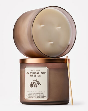 Marshmallow Fireside CANDELE/Tutte le Candele/Candela a Tre Stoppini Bath & Body Works2