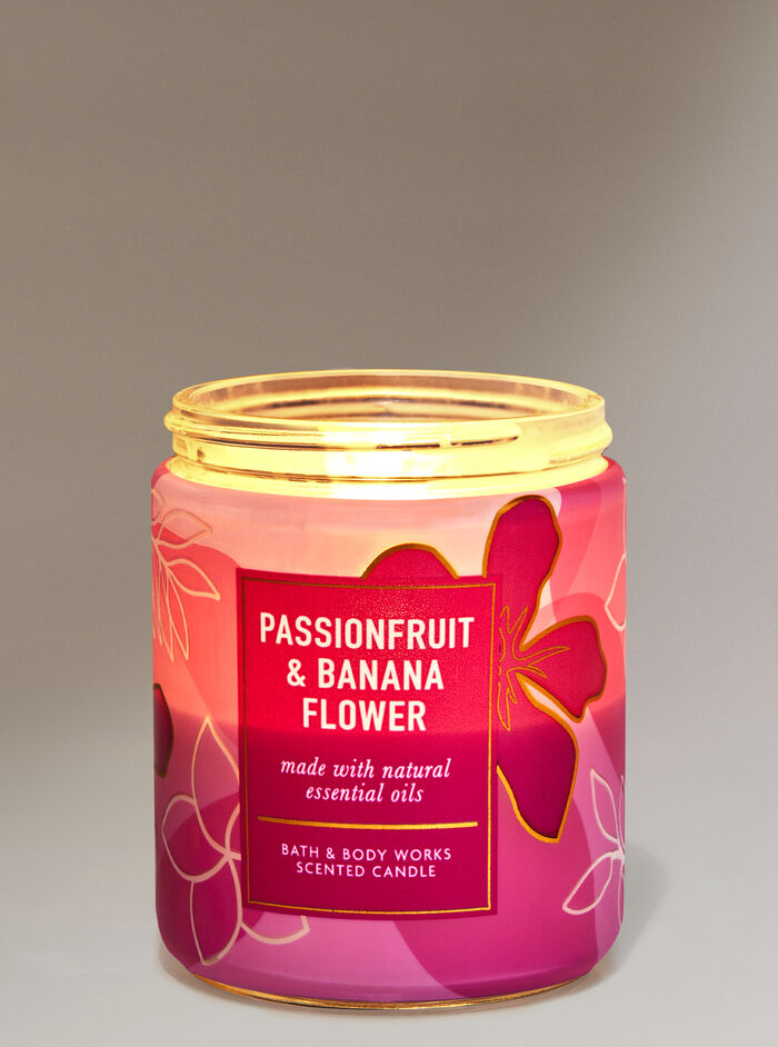 Passionfruit & Banana Flower Home Fragrance/Candles/1-wick candles Bath & Body Works