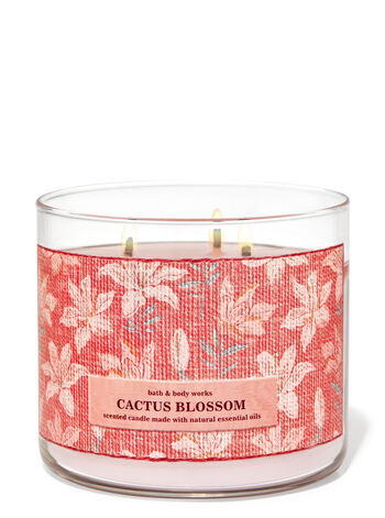 Cactus Blossom profumazione ambiente candele candela a tre stoppini Bath & Body Works1