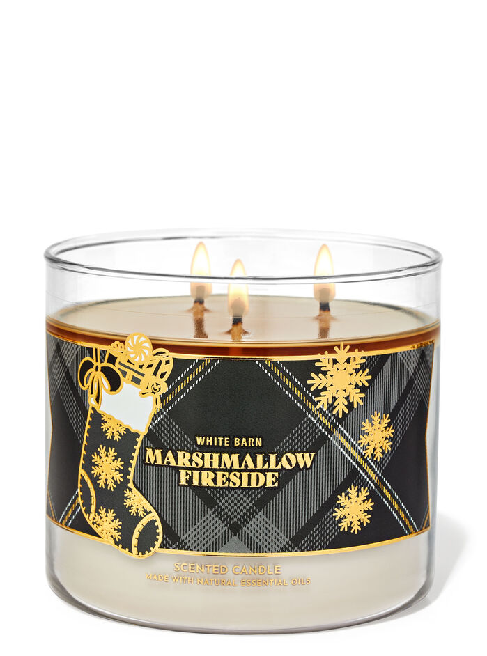 Marshmallow Fireside Home Fragrance/Featured/White Barn collection Bath & Body Works