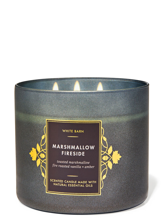 Marshmallow Fireside Home Fragrance/Candles/3-wick candles Bath & Body Works