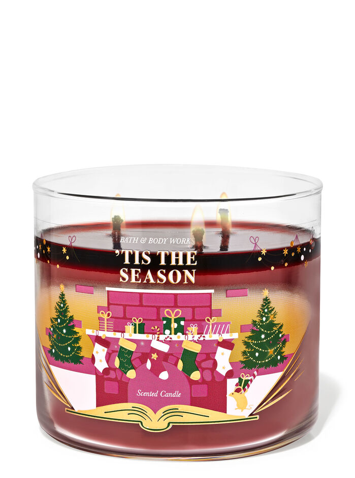 Tis The Season Home Fragrance/Candles/3-wick candles Bath & Body Works