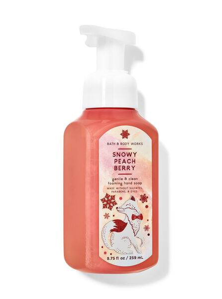 Snowy Peach Berry new! Bath & Body Works
