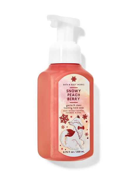 Snowy Peach Berry novita' Bath & Body Works