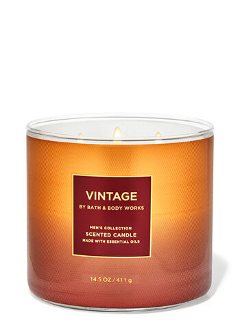 Vintage fragrance 3-Wick Candle