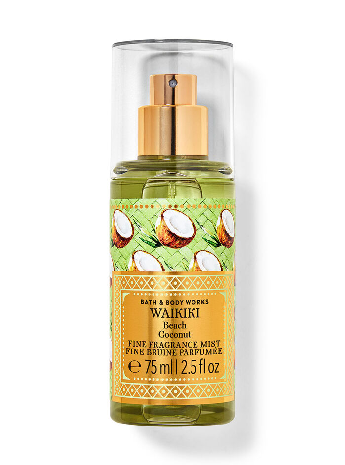 Waikiki Beach Coconut Body care/Featuring/Travel size Bath & Body Works